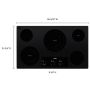 36" Built-in Electric Cooktop with FlexHeat™ Element