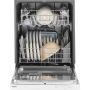 24" 55dBA Top Control Pocket Handle Dishwasher - White