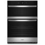 5.0 Cu. Ft. Wall Oven Microwave Combo w/ Air Fry - Black SS