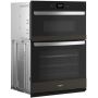 5.0 Cu. Ft. Wall Oven Microwave Combo w/ Air Fry - Black SS