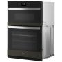 5.0 Cu. Ft. Wall Oven Microwave Combo w/ Air Fry - Black SS
