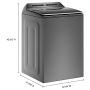 6.1 cu.ft. Top Loading Washer with Load & Go™ Dispenser