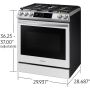 30" Slide-in Gas Range with Air Fry Technology