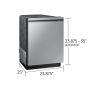 24" Built-in Dishwasher with Wi-Fi Connectivity