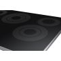 30" 5-Element Smart Electric Cooktop Knob Controls