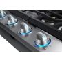 30" 5-Burner Smart Gas Cooktop Stainless Steel