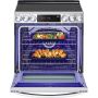 6.3 cu ft. Smart Electric Slide-in Range - Stainless Steel
