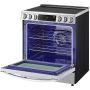 6.3 cu ft. Smart Electric Slide-in Range - Stainless Steel