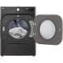 9.0 cu.ft. Wi-Fi Enabled Front Load Dryer in Black Steel