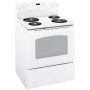 30In Free-standing coil element Electric Range in White