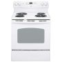 30In Free-standing coil element Electric Range in White