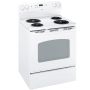 30In Free-standing coil element Electric Range in White