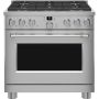 Cuisinière amovible à gaz de 36 po. avec connectivité WI-FI