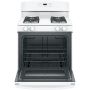 30In Free-Standing Gas Range in White