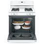 30In Free-Standing Gas Range in White