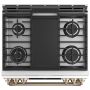 30" Slide-in Dual Fuel Range with Warming Drawer