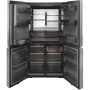 36" 27.4 cu.ft. 4-Door Refrigerator in Platinum Glass