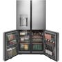 36" 27.4 cu.ft. 4-Door Refrigerator in Platinum Glass