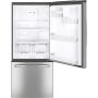 30" 21 cu.ft. Bottom Freezer Refrigerator w/ Interior Ice