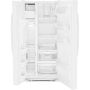 33" 23 cu.ft. Side-By-Side Refrigerator with Water & Ice