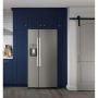 33" 23 cu.ft. Side-By-Side Refrigerator with Water & Ice