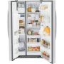 33" 23 cu.ft. Side-By-Side Refrigerator with Water & Ice