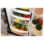33" 23 cu.ft. Side-By-Side Refrigerator with Water & Ice