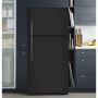 30" 18 cu.ft. Top-Freezer Refrigerator - Black