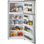 18 cu.ft. Top Freezer Refrigerator Stainless Steel