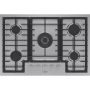 30" Gas Cooktop, 5 Burner, Stainless Steel, FlameSelect®