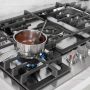 30" Gas Cooktop, 5 Burner, Stainless Steel, FlameSelect®