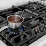30" Gas Cooktop, 5 Burner, Black Stainless Steel