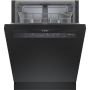 24" Built-in Dishwasher with Home Connect® Black