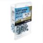 White Soffit Screw Pan Head Square Drive 6X3/8 - 100Pcs