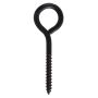 Black Lag Eyebolt 1/4X3"