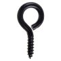 Black Lag Screw Eye .263X2-5/8"