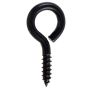 Black Lag Screw Eye .307X2-7/8"