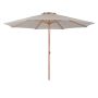 Market Umbrella Wood Look 11.5' - Beige