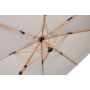 Parasol Déporté Aspect Bois 10’ - Beige