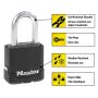 2-1/8" Wide Magnum Laminated Steel Padlock With 2" Shackle