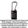 1-5/16" Set Your Own Resettable Combination Luggage Lock