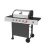 5 Burner LP Gas Grill With Side And Sear Burner