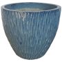 12" Glazed Ceramic Pot- Assorted Colors