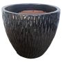 12" Glazed Ceramic Pot- Assorted Colors