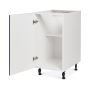 Base Cabinet 1 Door 18 Shaker Dark Blue