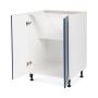 Base Cabinet 2 Door 24 Shaker Dark Blue