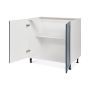 Base Cabinet 2 Door 36 Sink Base Shaker Dark Blue