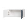 Wall Refrigerator Cabinet 30x14 Shaker Dark Blue