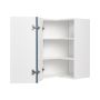 Wall Corner Cabinet 24x24 Shaker Dark Blue