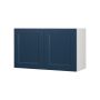 Wall Oven Cabinet 30x18 Shaker Dark Blue